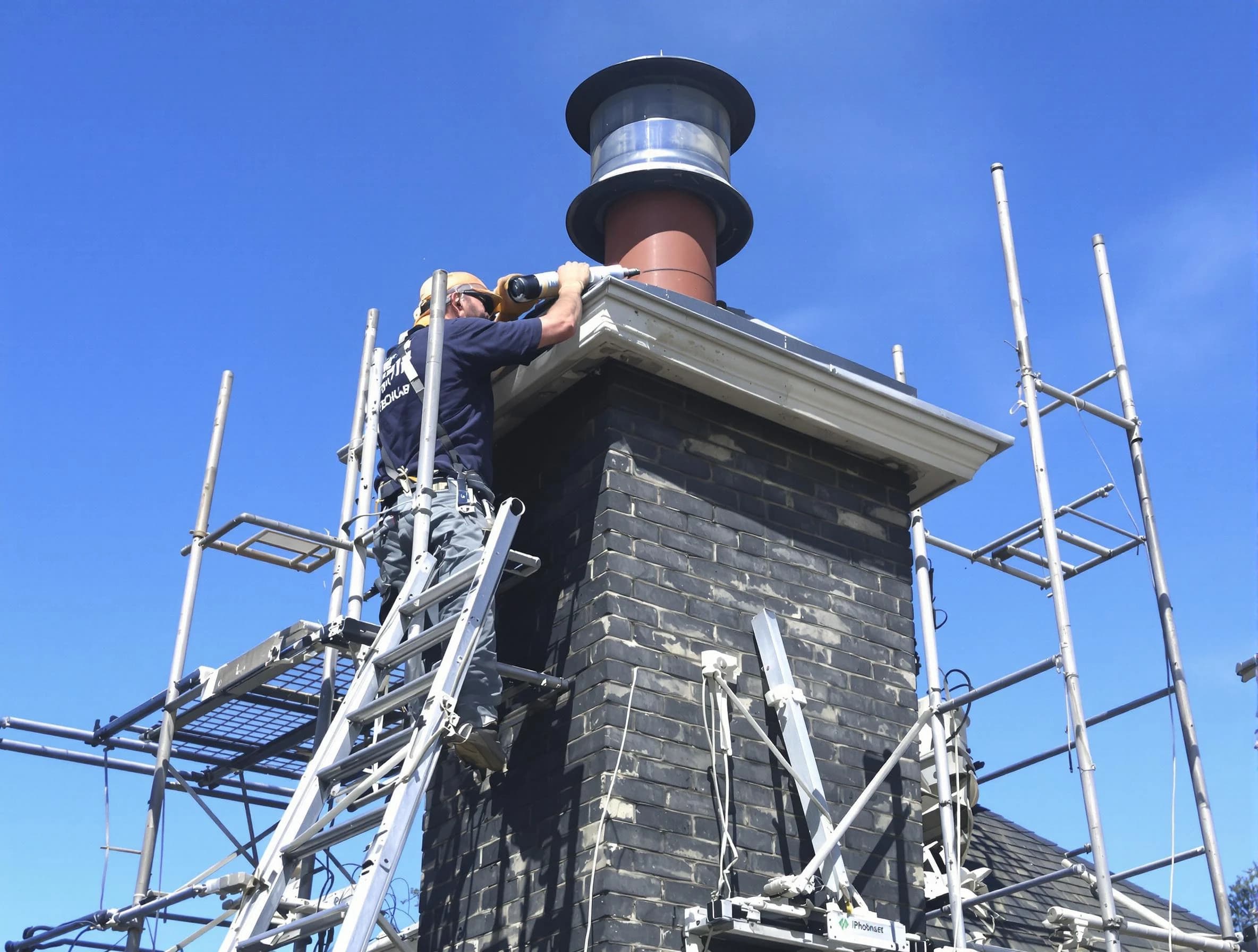 Sturdy chimney crown finished by Thompson's Station Chimney Sweep in Thompson's Station, TN